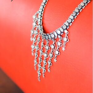 Stars At Night Metal Necklace